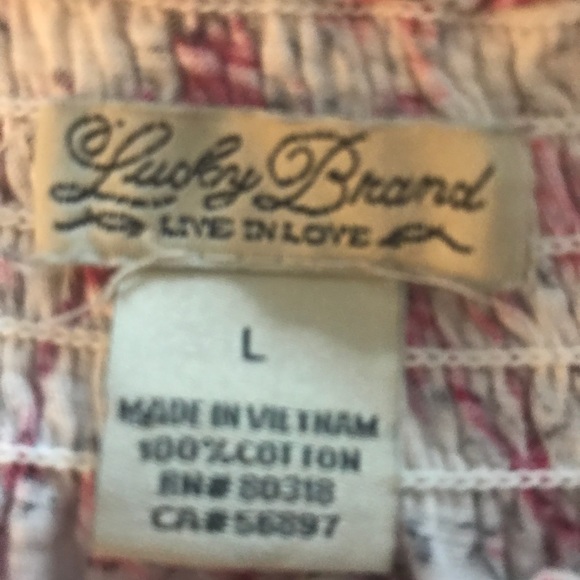 Lucky Brand top - Picture 3 of 3